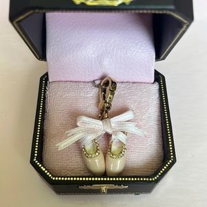 Juicy Couture ballet slippers charm.